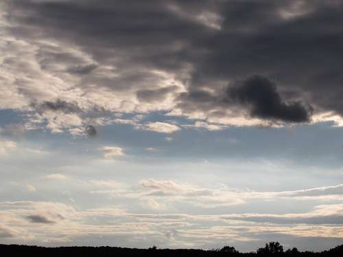 Sky Clouds Dark Clouds Front Detail