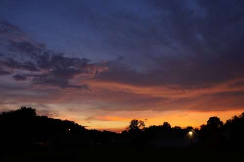 Sky Sunset Cloud Nature Epic Background