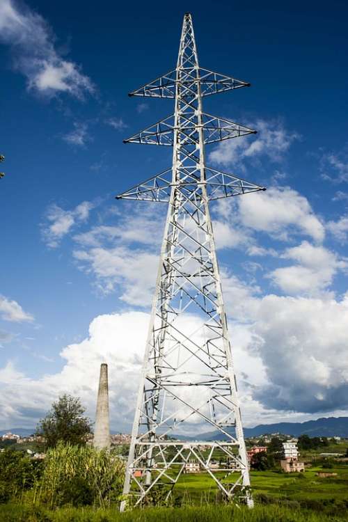 Sky Power Power Grid Electricity Distribution