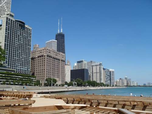 Skyline Chicago Illinois Willis Sears Tower