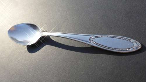 Slberloeffel Spoon Shiny Silver Reflect Cutlery