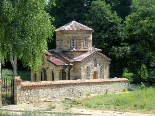 Small Chapel Landscape Albania