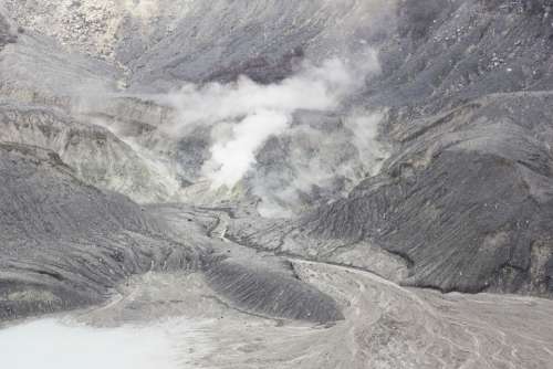 Smoke Mountain Environmental Smoky Volcanic Valley