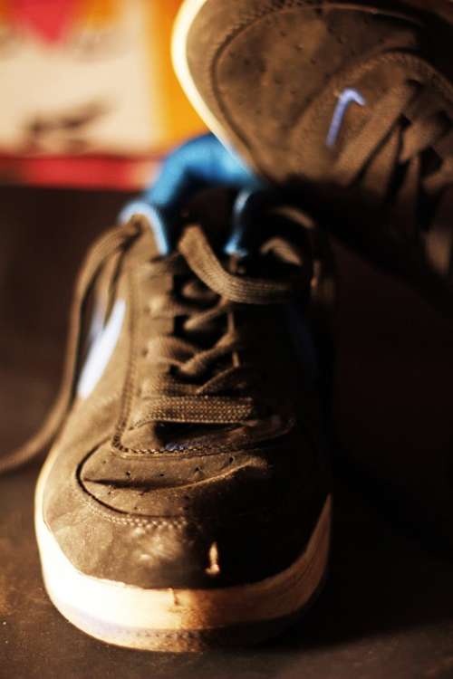 Sneakers Black Fashion Footwear Boy'S Shoes