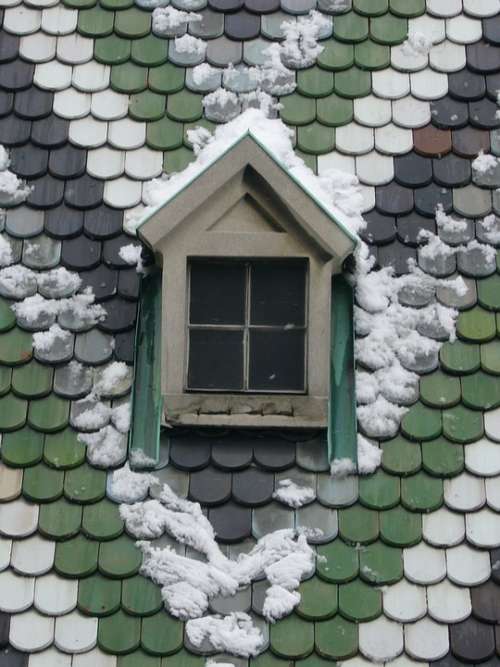 Snow Roof Winter