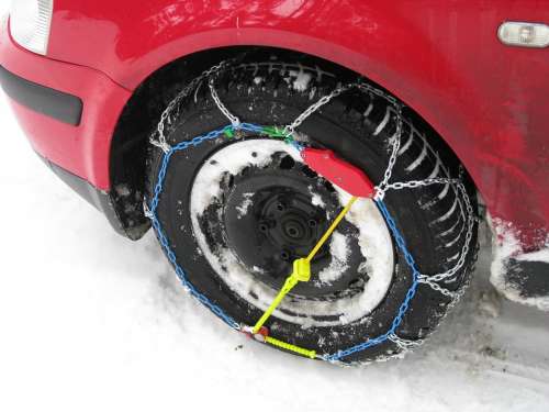 Snow Chains Mature Profile Winter Tires Tyres Auto