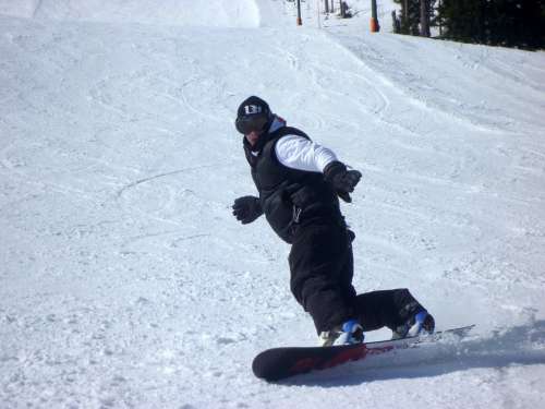 Snowboarders Snowboard Winter Snow Winter Sports