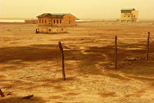 Sodom Dead Sea Deserted Camp Israel Desolate Lost
