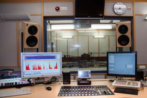 Sound Studio Speaker Cab Director Desk