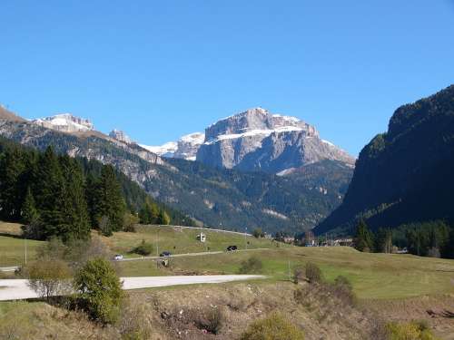 South Tyrol Dolomites Mountains Italy