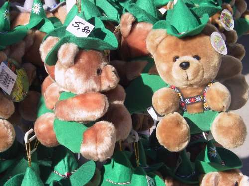 Souvenir Bear Stuffed Bear Year Market Market