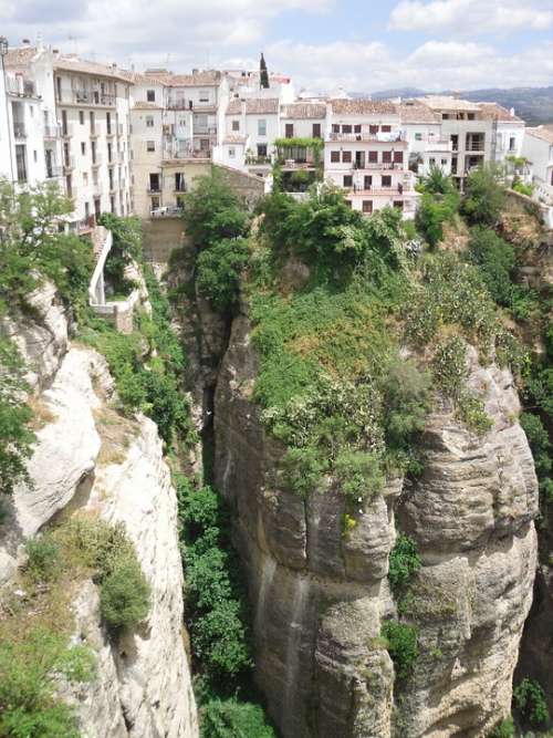 Spain Ronda Andalusia Gorge City