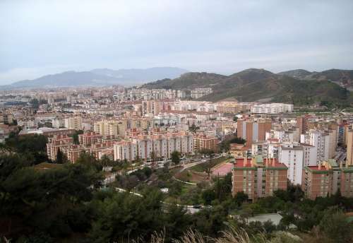 Spain Malaga Costa Del Sol Big City Port City