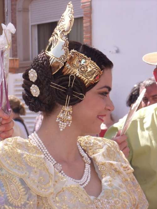 Spain Fallera Obrera Spanish Costumes Basil Summer