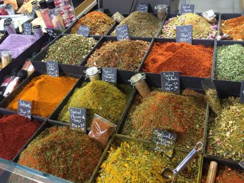 Spices Herbs Gal Ingredient Chili Market Flavor