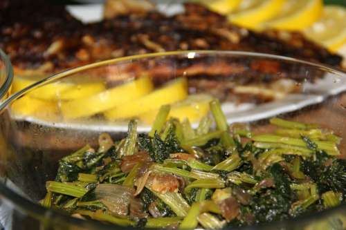 Spinach Broccoli Healthy Shrimp Curry Spices