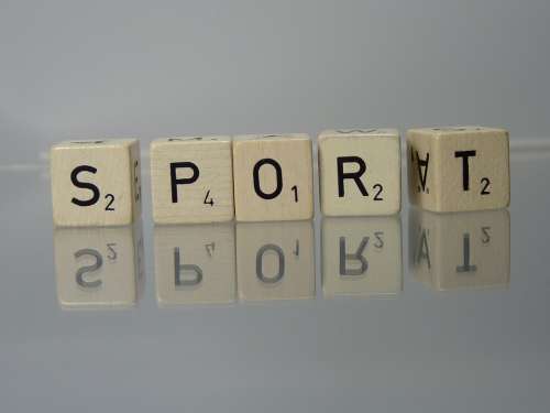 Sport Scrabble Text Mirror Dice Letters