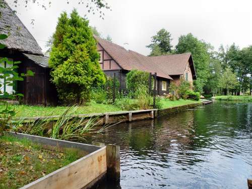 Spreewald Depth Water Boat Nature Small Venice