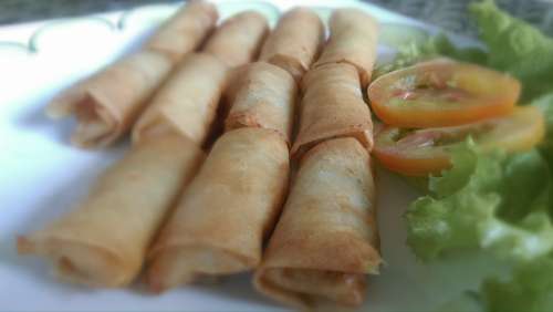 Spring Rolls Food Vietnam