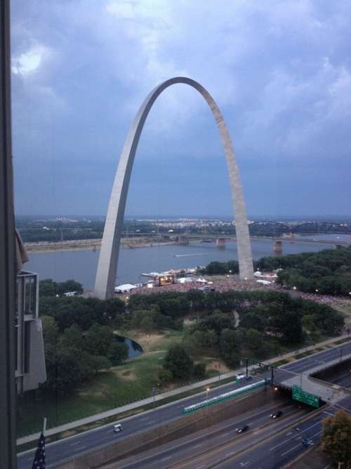 St Louis Arch Gateway To The West Arch Monument