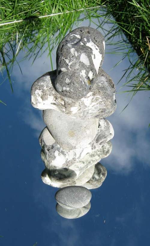 Stack Stones Stones Beach Baltic Sea Tower