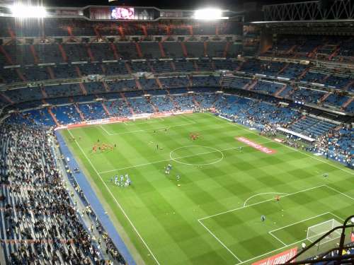 Stadium Santiago Bernabeu Football Stadium