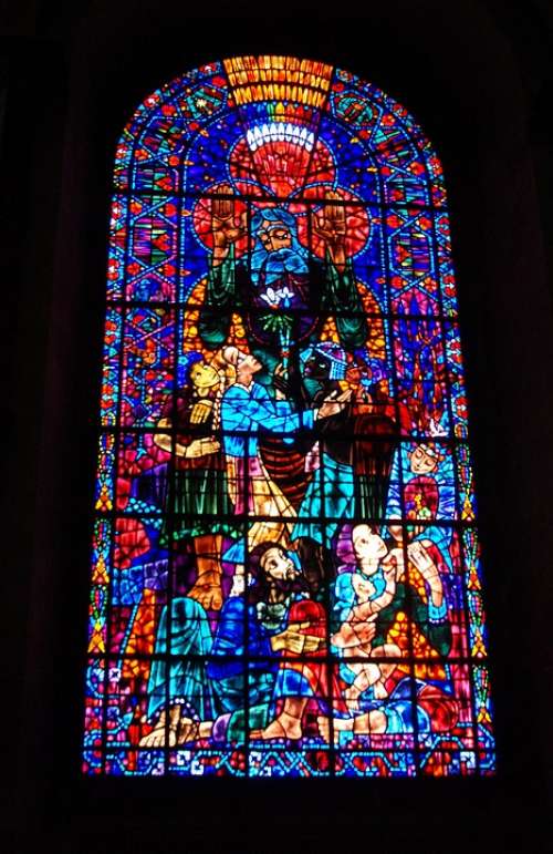 Stained Glass Window Cathedral Religious