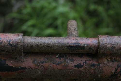 Rust Door Handle Old Rusty Metal Handle Lapsed