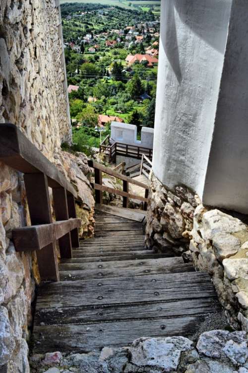 Stair Castle Hungary Csókakő Medieval