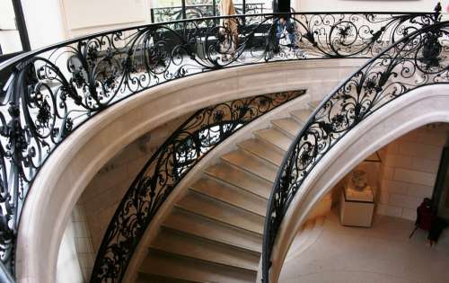 Staircase Art Nouveau Petit Palais Paris France