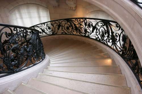 Staircase Art Nouveau Petit Palais Paris France