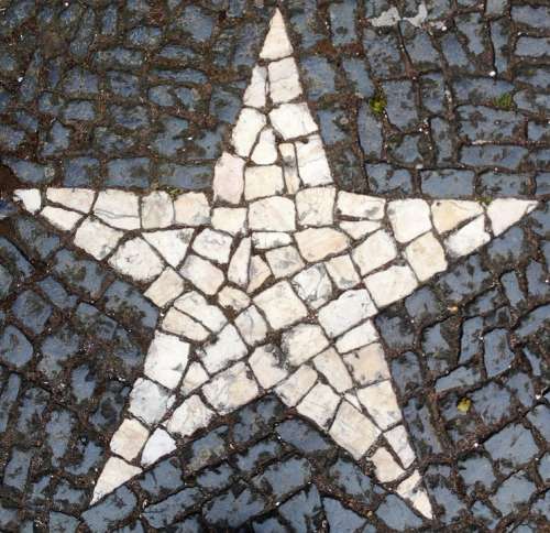 Star Mosaic Stone