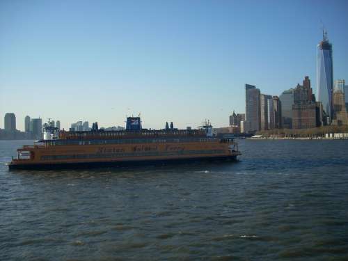 Staten Island Ferry Ferry New York City Water River