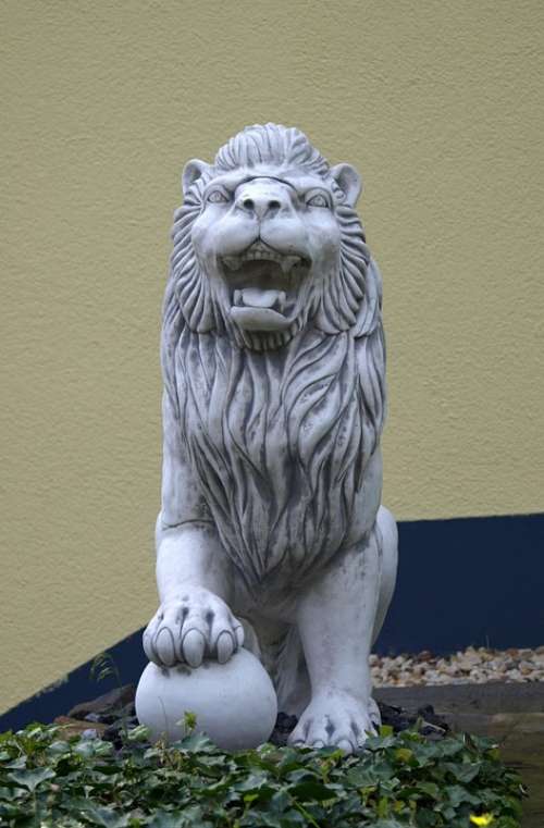 Statue Lion Stone Figure Figure Sculpture