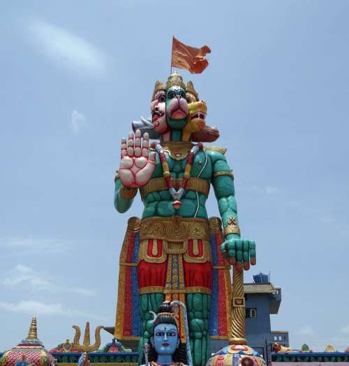 Statue Temple Hanuman Monkey-God