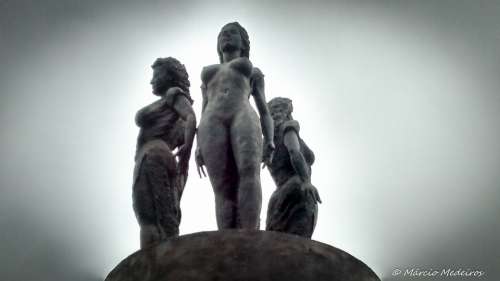 Statue Women Santos Woman Sky