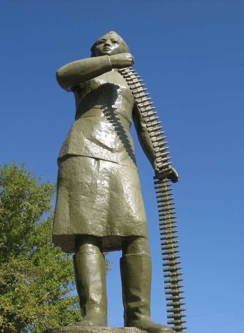 Statue Army Kazakhstan Uralsk Ammunition