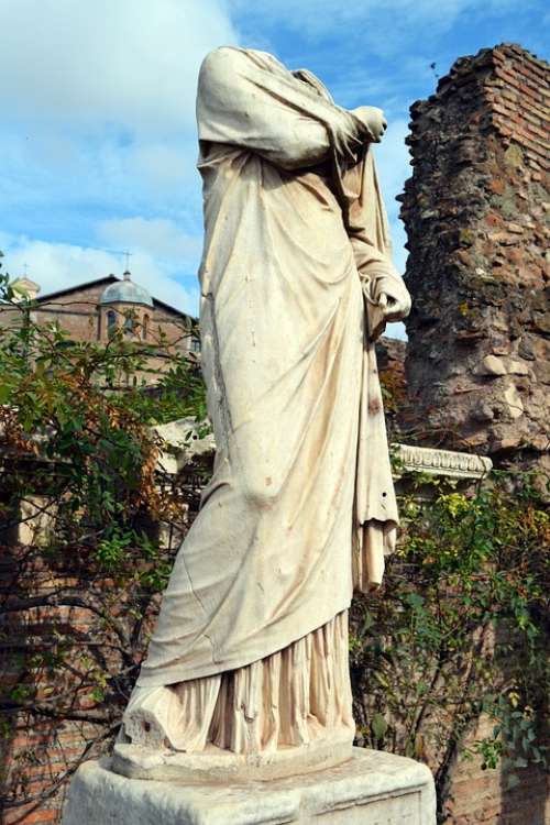 Statue Headless Rome Italy