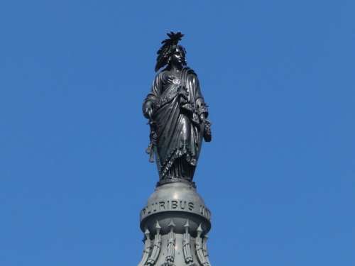 Statue Usa Washington E Pluribus Unum Capitol