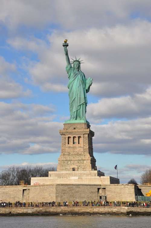 Statue Of Liberty Statue New York Manhattan Sky
