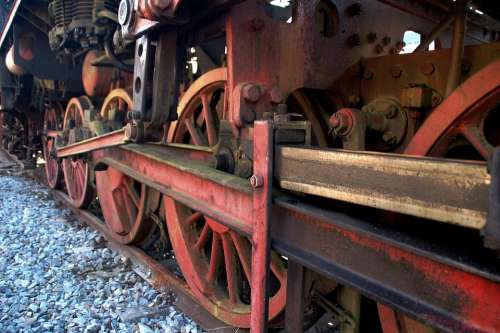Steam Locomotive Drive Locomotive Historical