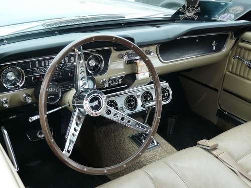 Steering Wheel Automotive Auto Dashboard Oldtimer