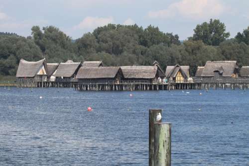 Stilt Houses Lake Constance Stilt Buildings