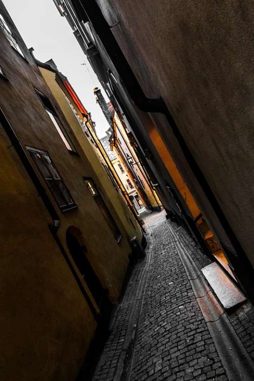 Stockholm The Old Town Sweden Alley