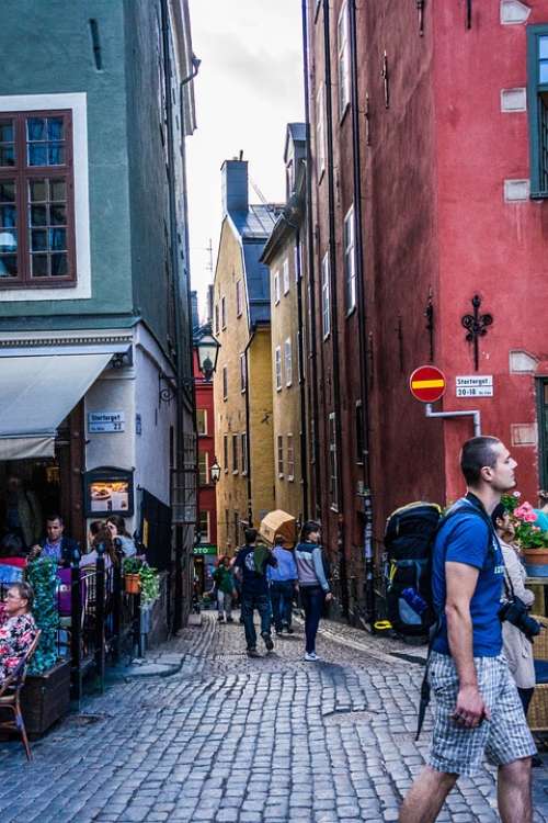 Stockholm Sweden Alley Architecture Scandinavia