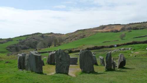 Stone Ring Ireland Grass Tourism Park Beautiful