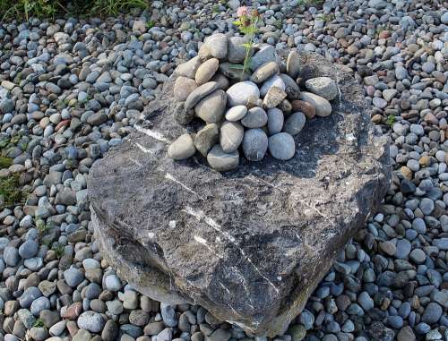 Stones Foundling Pebbles Stacked Designed