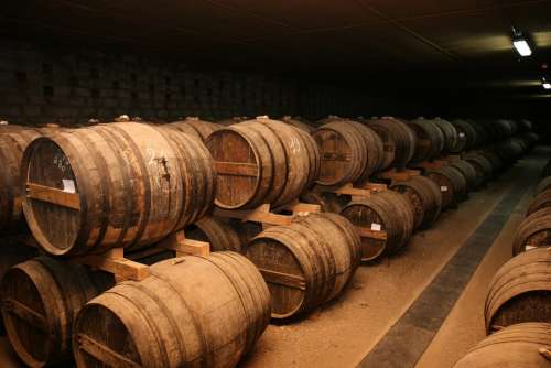 Storage Cognac Rare Old Vintage Barrels