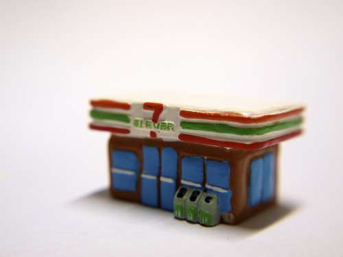 Store Toy 7-Eleven Macro Miniature Tiny Mini