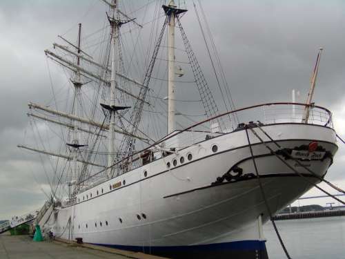 Stralsund Gorch Fock Baltic Sea Sailing Vessel